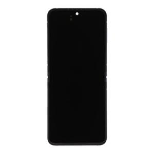 OLED Assembly With Frame Compatible for Samsung Galaxy Z Flip 6 5G (US & International) (Refurbished) – Silver Shadow